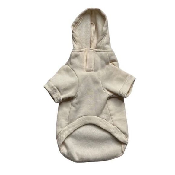 Heart To Tail Dog Cream Short Sleeve Good Vibes Rainbow Pet Sweatshirt  S NWOT - Picture 2 of 6